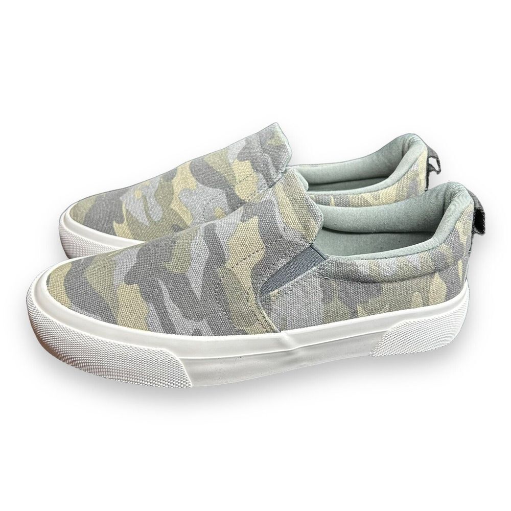Jenn Ardor Camo Sneakers Women Size 7.5 Fashion Slip On Casual Memory‎ Foam New